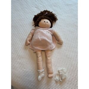Vintage Homemade Cabbage Patch Inspired Doll 26" 1980s
